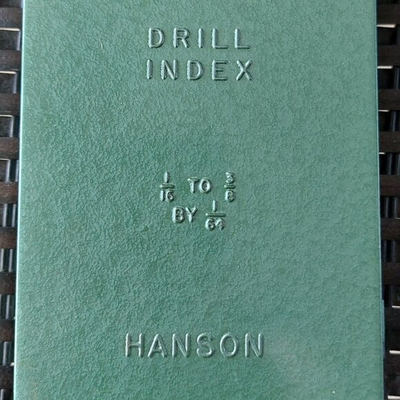 Vintage Hanson 21 Piece High Speed Drill Set in original package - Picture 7 of 12